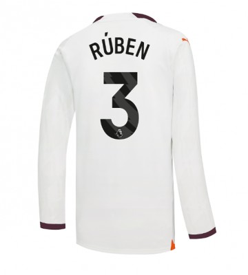 Lacne Muži Futbalové dres Manchester City Ruben Dias #3 2023-24 Dlhy Rukáv - Preč